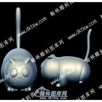 卡通猫立体圆雕图（YDKT-049）