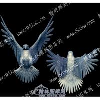 老鹰高飞立体圆雕图（YDDW-251）