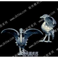 神鸟立体圆雕图（YDDW-252）