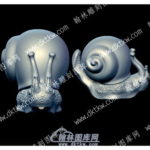 蜗牛立体圆雕图（YDDW-315）