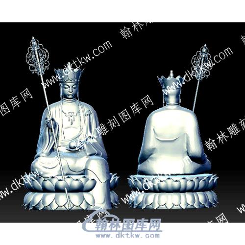 地藏王佛像立体圆雕图（YDFX-065）