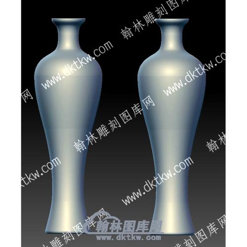 净面花瓶立体圆雕图（YDHP-018）
