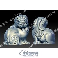 貔貅立体圆雕图（YDDW-324）