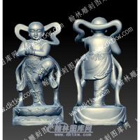 童子立体圆雕图（YDRW-138）