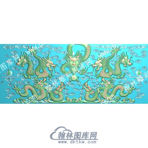 中式九龙精雕图（ZSLF-038）
