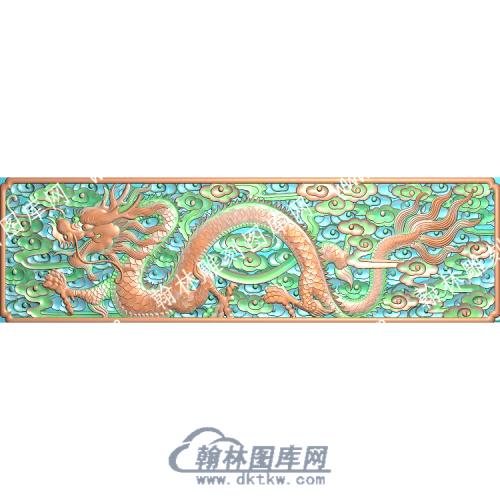 中式龙精雕图（ZSLF-026）