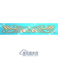 几何抽象洋花精雕图（SCWL-044）