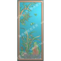 中式兰花蝴蝶精雕图（ZSZW-540）