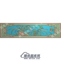 中式兰花蝴蝶精雕图（ZSZW-571）