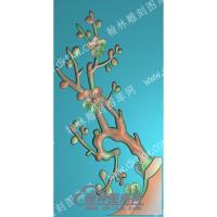 中式梅花精雕图（ZSZW-534）