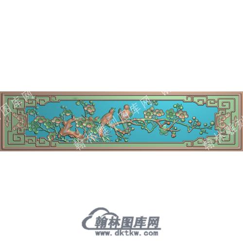 中式梅花鸟精雕图（ZSZW-573）