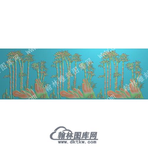 中式竹子精雕图（ZSZW-461）