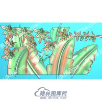 芭蕉精雕图（ZSZW-671）