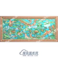 中式花鸟凤凰祥云精雕图（ZSZW-686）