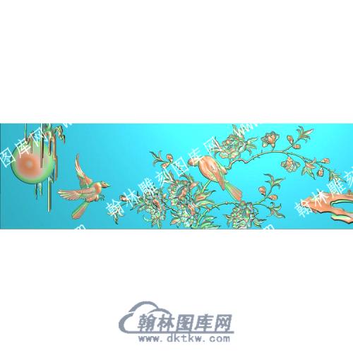 中式花鸟精雕图（ZSDW-543）