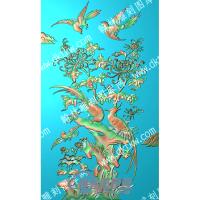 中式菊花鸟精雕图（ZSZW-707）