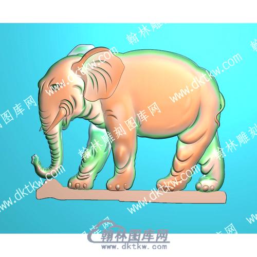大象精雕图（ZSDW-444）
