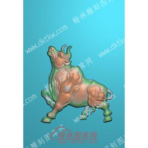 牛精雕图（ZSDW-441）