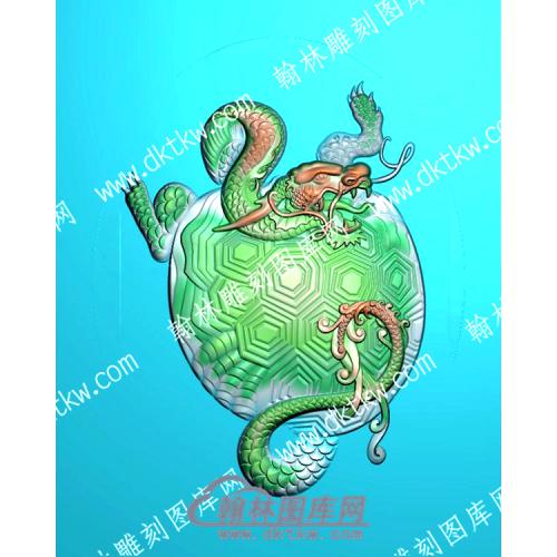 龙龟精雕图（ZSDW-490）