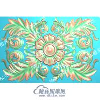 欧式方形洋花精雕图（OSYH-573）