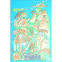 松树庭院山山水建筑精雕图（ZSSS-074）