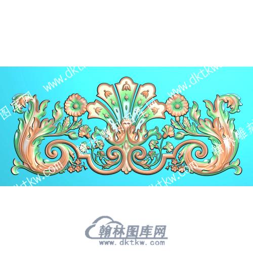 欧式帽顶洋花精雕图（OSYH-764）