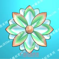 欧式圆形洋花精雕图（OSYH-827）
