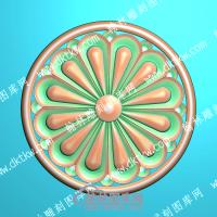 欧式圆形洋花精雕图（OSYH-870）
