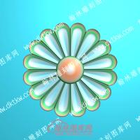 欧式圆形洋花精雕图（OSYH-873）