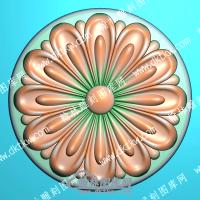 欧式圆形洋花精雕图（OSYH-890）
