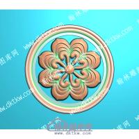 欧式圆形洋花精雕图（OSYH-892）