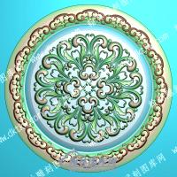欧式圆形洋花精雕图（OSYH-896）