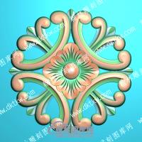 欧式圆形洋花精雕图（OSYH-900）