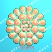 欧式圆形洋花精雕图（OSYH-934）