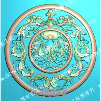 欧式圆形洋花精雕图（OSYH-943）