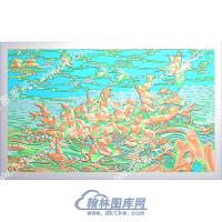 八仙过海精雕图（ZSRW-120）