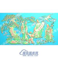 福禄寿三星精雕图（ZSRW-129）