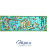 福禄寿三星精雕图（ZSRW-131）