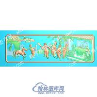 古代人物看戏精雕图（ZSRW-153）