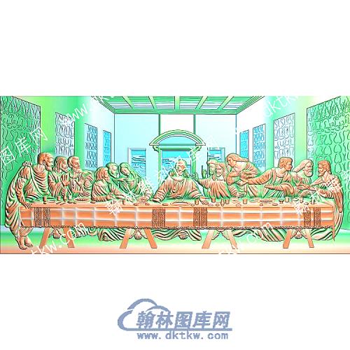 最后的晚餐西方人物精雕图（ZSRW-214）