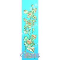 牡丹花精雕图（ZSZW-728）