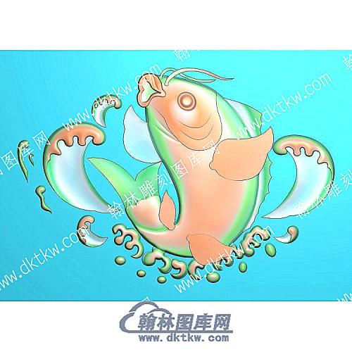 中式鱼精雕图（ZSDW-626）