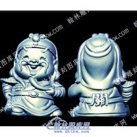 关云长卡通立体圆雕图（YDKT-159）