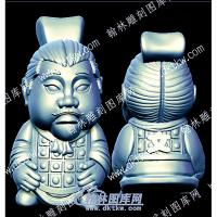 卡通士兵立体圆雕图（YDKT-154）