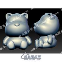 熊卡通立体圆雕图（YDKT-119）