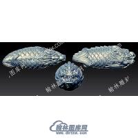 龙鱼立体圆雕图（YDDW-374）