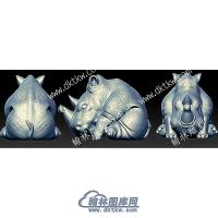 犀牛立体圆雕图（YDDW-375）