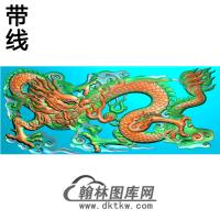 龙碑板精雕图（MBBB-1572）
