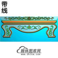 洋花碑板精雕图（MBBB-1564）