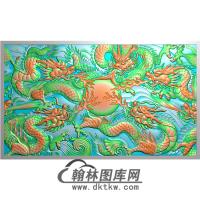 龙碑板精雕图（MBBB-1567）
